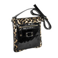 Parinda 11197 EMET (Leopard) Quilted Faux Leather Crossbody Bag